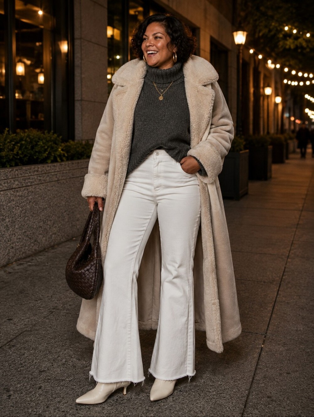 Chico's White Kick Flare Leg Jeans